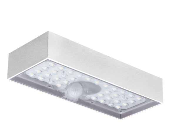 Applique LED solar domino bianco 6W - 4000K - 800 Lm