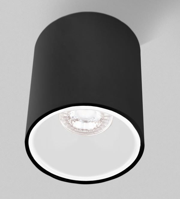 Plafoniera led ESSENZA round nera/bianca GU10 - IP20