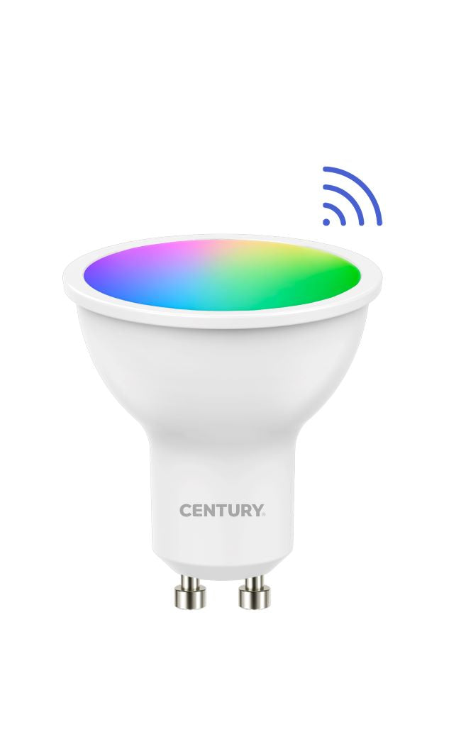 Lampada speciale LED smart wifi 38° 6W GU10 6500K 345Lm