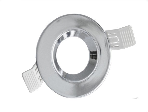 "KLAK Supporto incasso TONDO orientabile 30° per spot diam. 50mm. - CROMO -