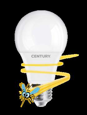 LED Scaccia insetti goccia 9W E27 2200K 650Lm