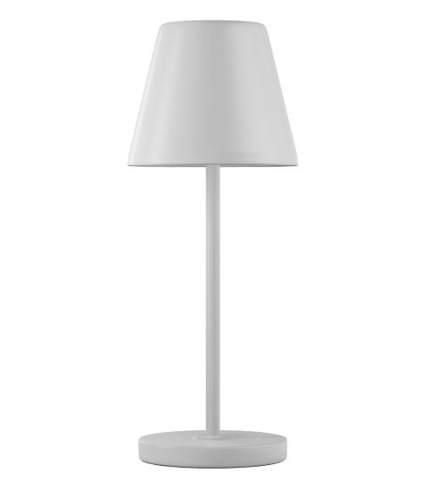 Lampada da tavolo LED lume ricaricabile BIANCA 2W - 3000K - 240Lm