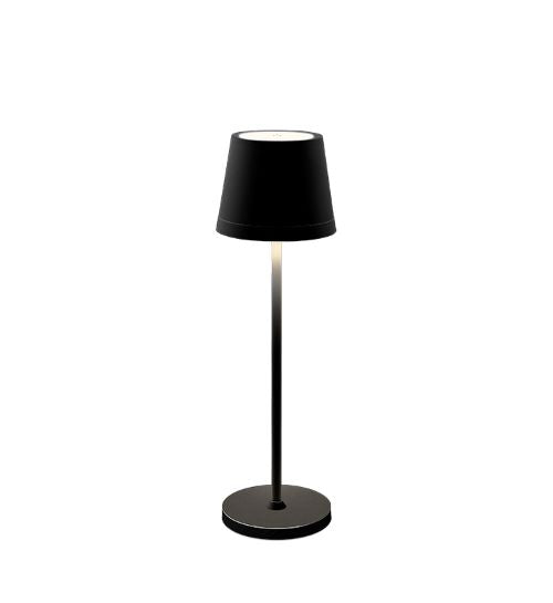 Lampada da tavolo LED lume plus ricaricabile NERO 2,2W - 2700K 190Lm