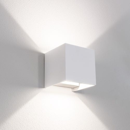 Applique led updown quadrato bianco 20W - 2700 K - 1800 Lm