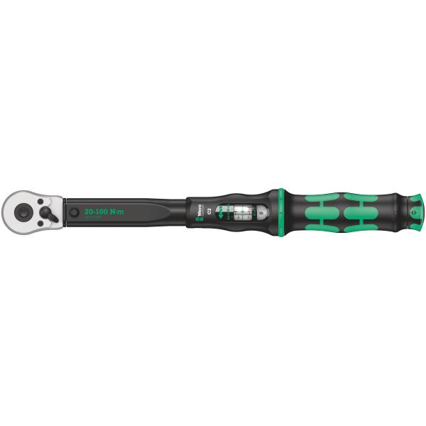 Wera chiave dinamometrica Click-Torque C 2 con cricchetto reversibile, 20-100 Nm05075621001