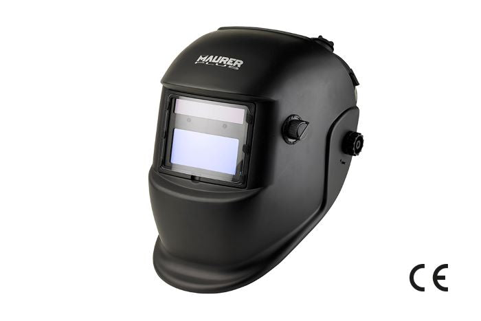 Maschera per saldatura autoscurante nera Mauer