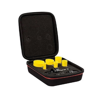 Set universale seghe fast-cut 16/20/25/32/40/51 mm + 2 alberi