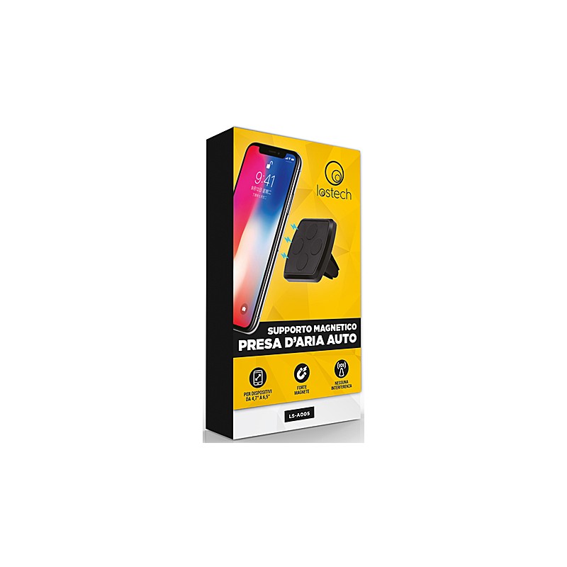 Supporto magnetico cellulare per auto