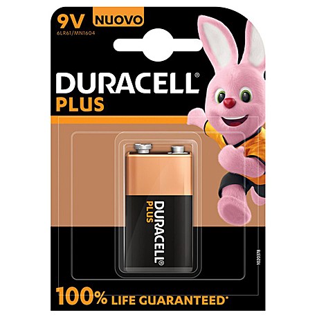 Pila duracell 9V plus transist BL. 1 pz