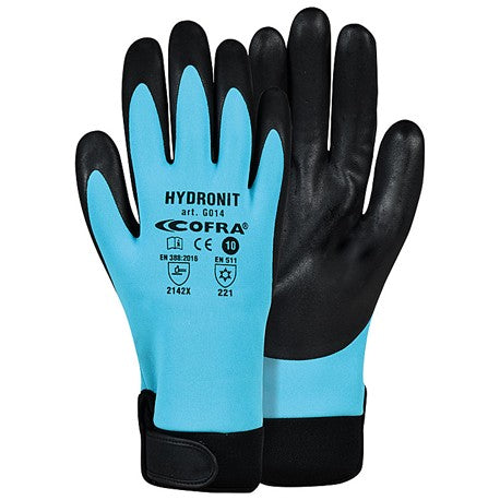 Guanti invernali -30 Hidronit tg. 10 - XL azzurri