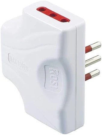 Tripla extra 16A 250V bianca