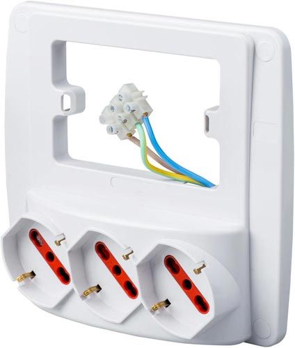 Multismart Emilia 3 prese 16A 250V Bianco