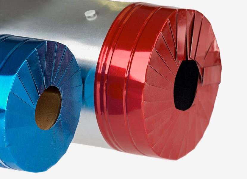 Terminali in alluminio colorati diam 32x28 sp. 30 mm
