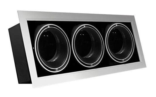 CITY FRAME Plafoniera incasso orient. AR111 3P.