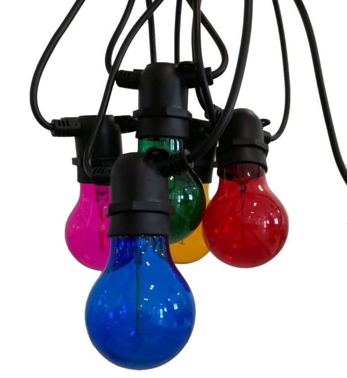 Catena LED Fiesta deco color 10X6 W E27 200Lm