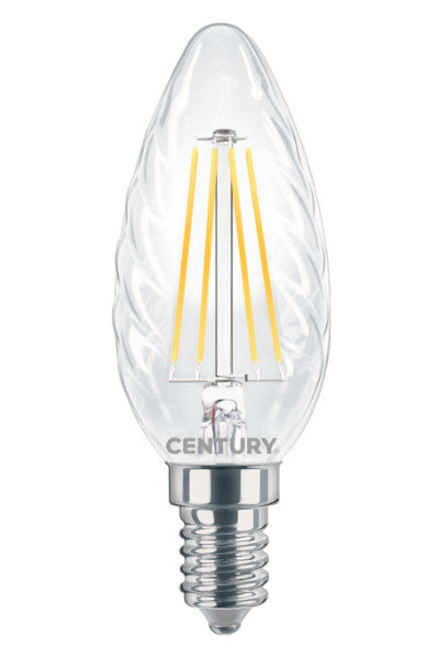 TORTIGLIONE INCANTO LED 4W - E14 - 2700° - 230V - 440 Lm - 360°