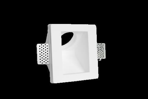 Jessy - Supporto in gesso da incasso 45° 120X120 H65 mm