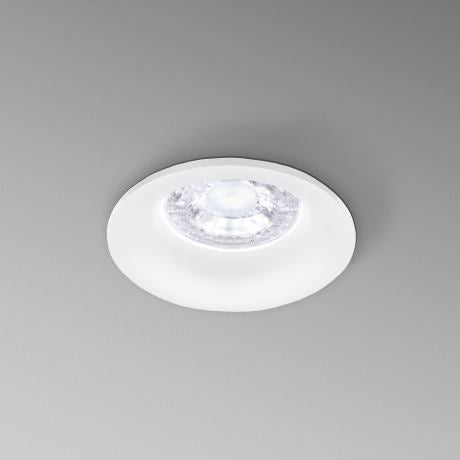 Supporto incasso GU10 KLAK round fixed bianco IP 20