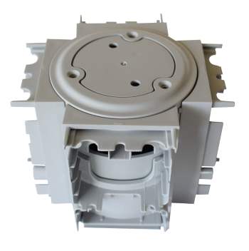 Connettore snodabile per quadro plafoniere linky grigio