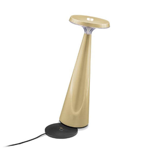 Lampada da tavolo OPERA ricar. base pg champagne - 1,90 W - 2700 K - 130 Lm