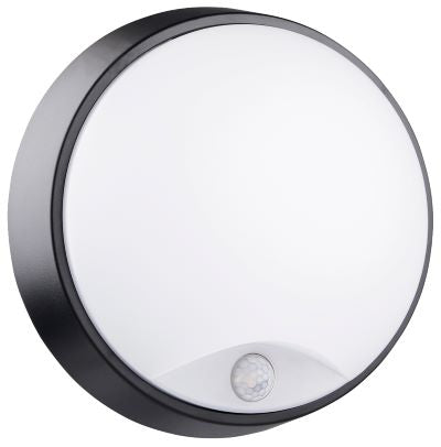 OASI Plafoniera TONDA SENSOR  - 14W - 4000K - 1055Lm - IP54 - NERA