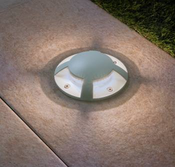 Incasso LED a pavimento da esterno PAVI 4 luci 5W - 4000K