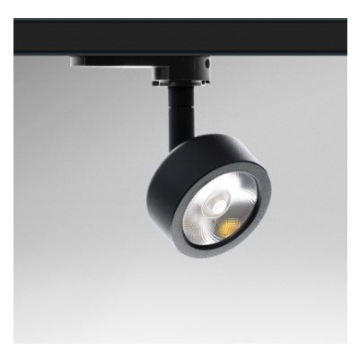 Spotlight led regia mini tondo nero 7 W - 3000 K - 437 Lm