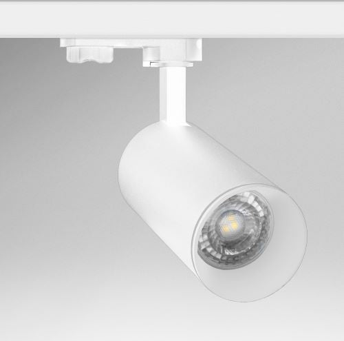 Track light led portafaretto regia a binario bianco