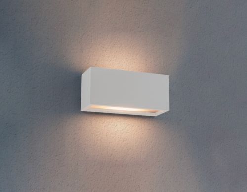 Applique LED reverso bianco E27