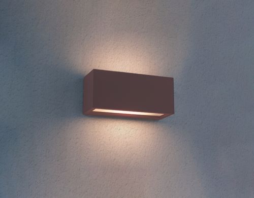 Applique LED reverso corten E27