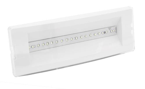 APPAR.INCASSO LED LUCE EMERG. SICURALED 2W - 4000K - 210Lm - IP40 - Color Box