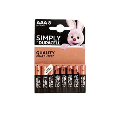 Pila Duracell AAA plus m. stilo conf. da 8 pz