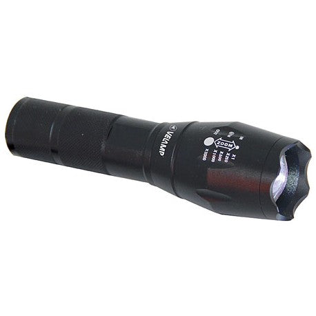 Torcia LED in alluminio anodizzato con funzione zoom