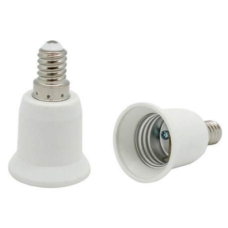 Adattatore portalampada E14 uscita E27