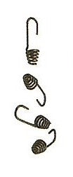 Ganci in metallo per corde elastiche Ø 8 mm  EFFE