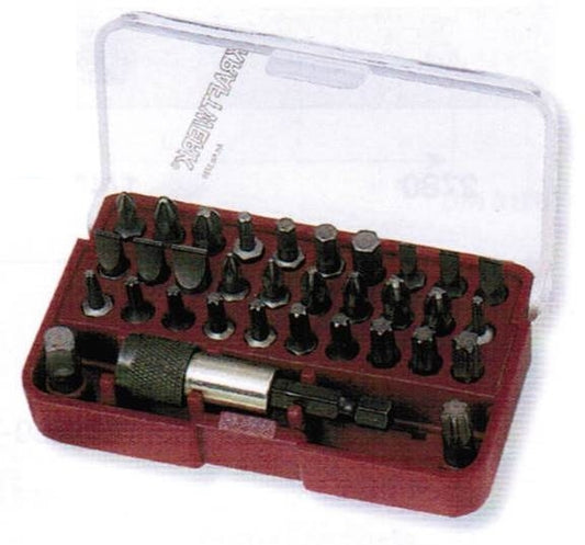 KRAFTWERK 33pz- STORBIT box 1/4'' con portainserti Q.R.