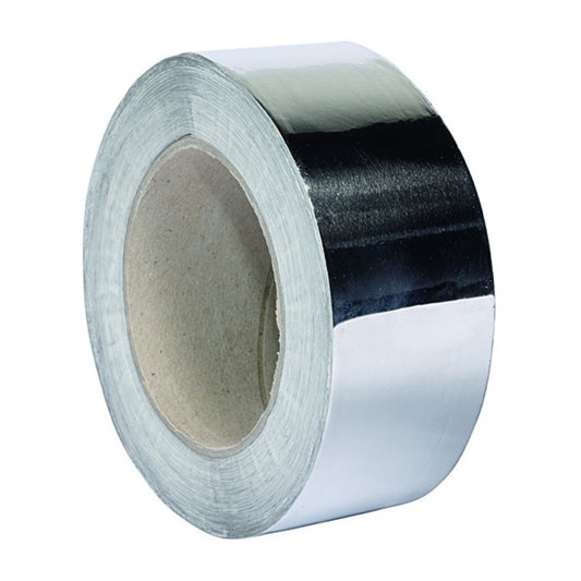 Nastro in alluminio liscio Climaver h 50  da 50 m da 25 micron
